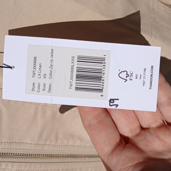 NWT Thakoon Cotton Tactical Jacket, Size XS - Picture 7 of 13